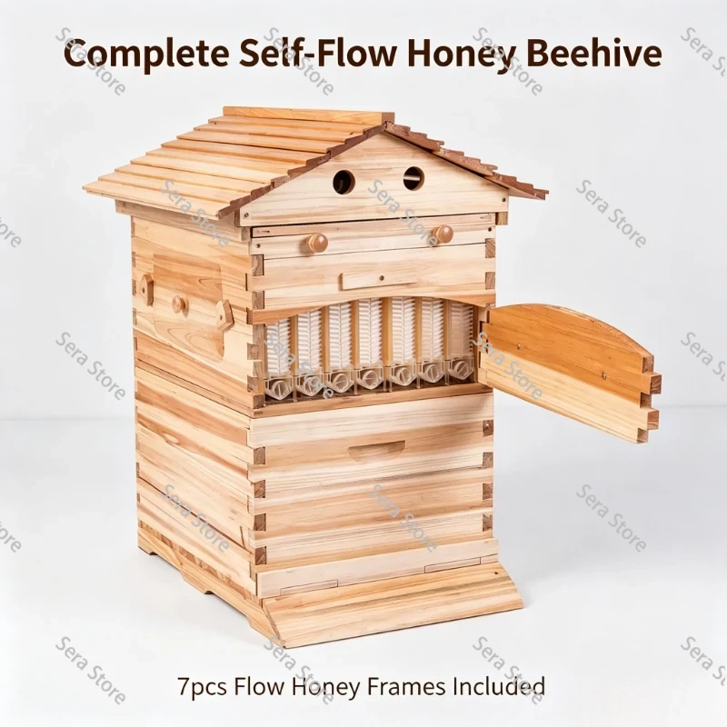 Beehive Frame Wax - Apiculture Equipment Waxed Cedar Wood Flow