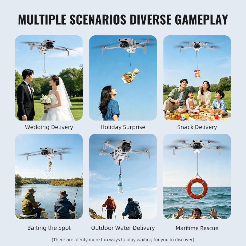 12KM Airdrop System For DJI Li - Drone Crop Sprayer recension och pris