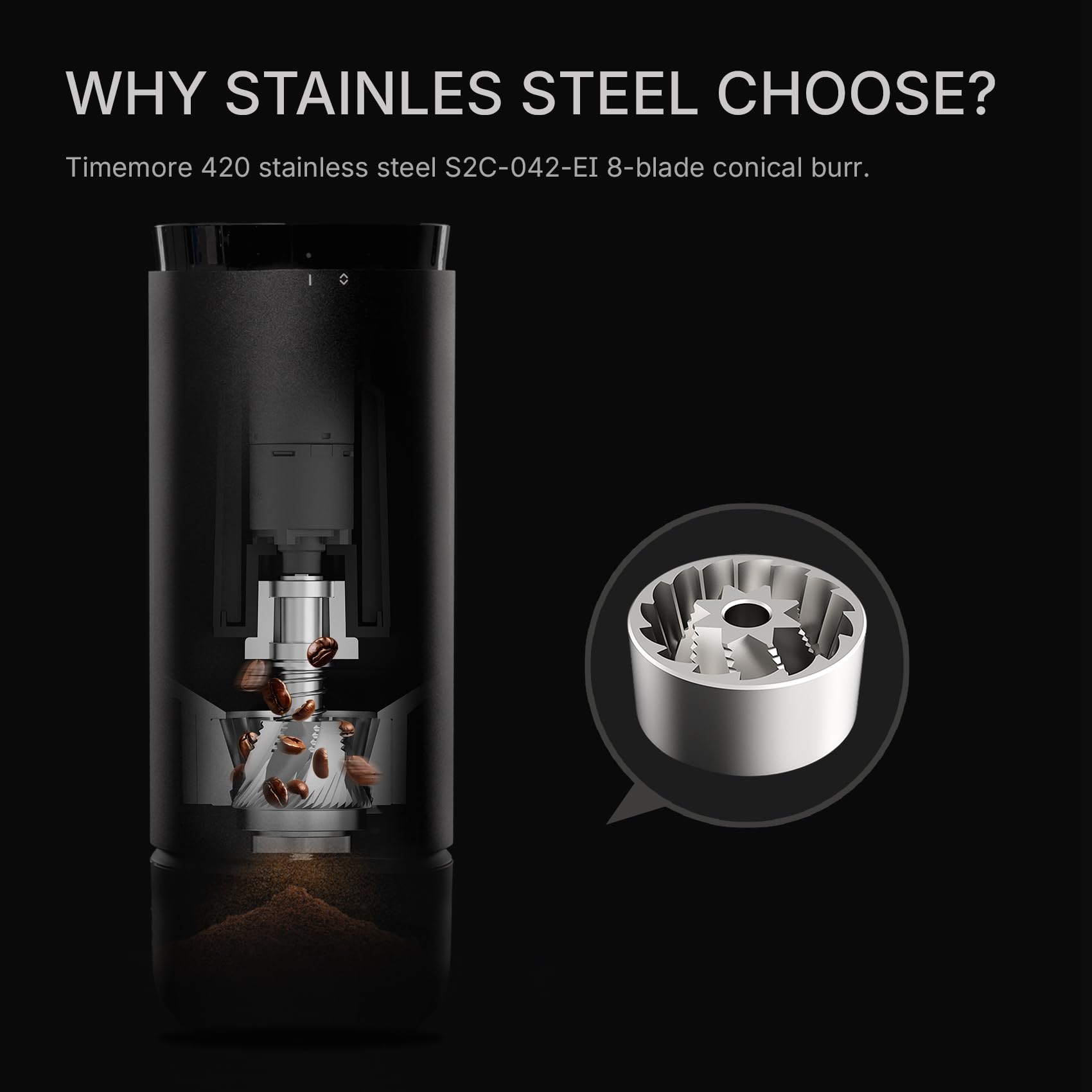 TIMEMORE Whirly 01S Coffee Gri - Grain Mill Grinder recension och pris