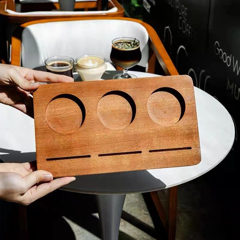 Wooden Coffee Cup Tray, Farm H - Farming Japan recension och pris